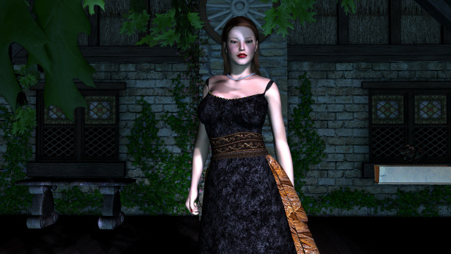 Обои картинки фото 3д графика, люди , people, фон, взгляд, девушка