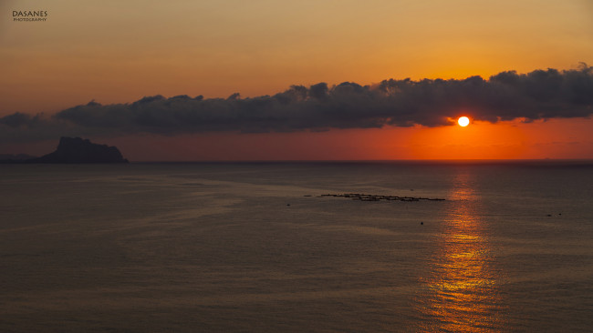 Обои картинки фото природа, восходы, закаты, вечер, небо, море, закат