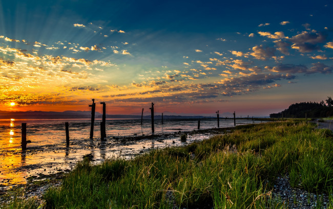 Обои картинки фото природа, восходы, закаты, рассвет