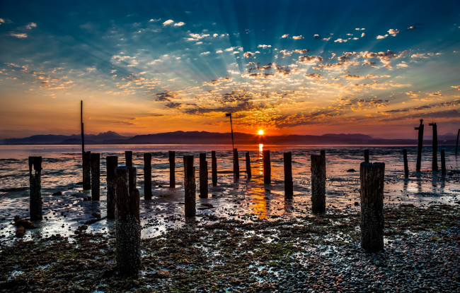 Обои картинки фото природа, восходы, закаты, рассвет