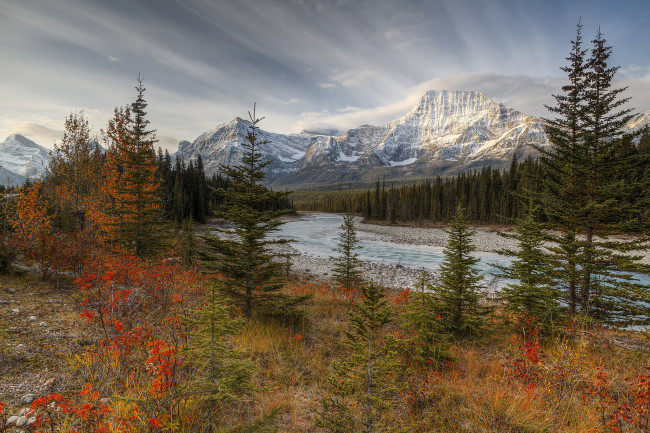 Обои картинки фото природа, реки, озера, река, лес, горы