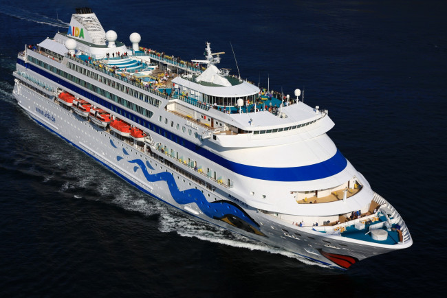Обои картинки фото aida cara, корабли, лайнеры, лайнер, круизный