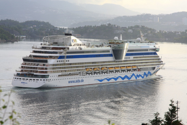Обои картинки фото aida luna, корабли, лайнеры, круизный, лайнер