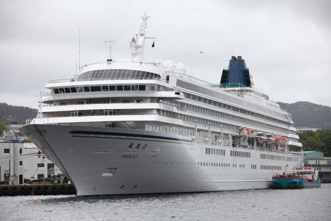 Обои картинки фото asuka ii, корабли, лайнеры, лайнер, круизный