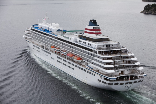 Обои картинки фото asuka ii, корабли, лайнеры, лайнер, круизный