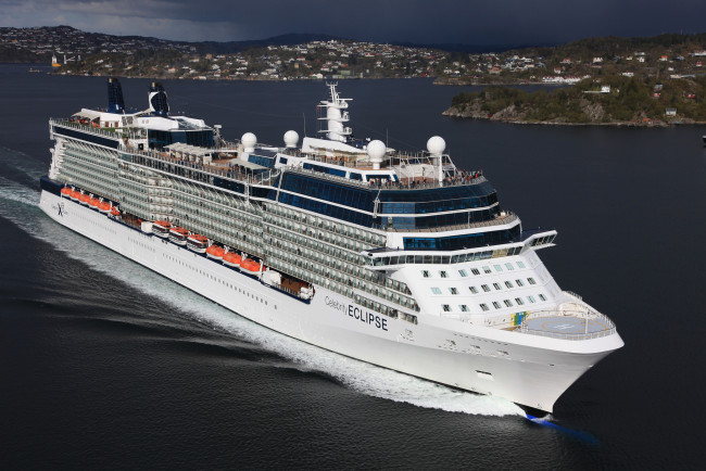 Обои картинки фото celebrity eclipse, корабли, лайнеры, круизный, лайнер