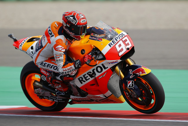 Обои картинки фото marc m&, 225, rquez, спорт, мотоспорт, трасса, байк, гонка