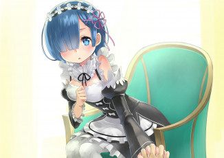 Картинка аниме re +zero+kara+hajimeru+isekai+seikatsu девушка