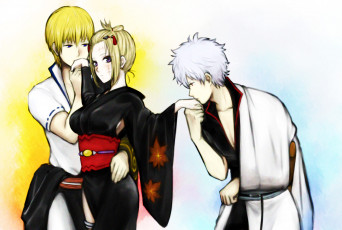 Картинка аниме gintama гинтама