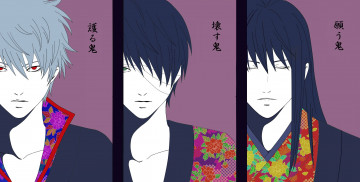 Картинка аниме gintama гинтама