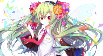 Картинка аниме vocaloid девочка