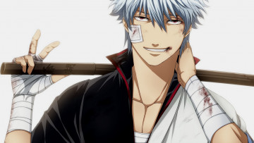 Картинка аниме gintama гинтоки