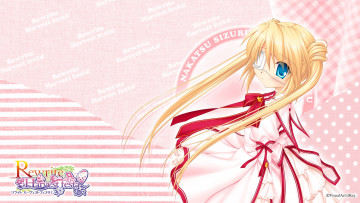 Картинка аниме rewrite девушка взгляд фон