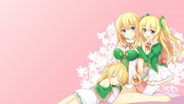 Картинка hyperdimension+neptunia аниме фон взгляд девушки