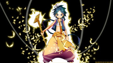 Картинка magi +the+labyrinth+of+magic аниме magi+the+labyrinth+of+magic взгляд девушка фон