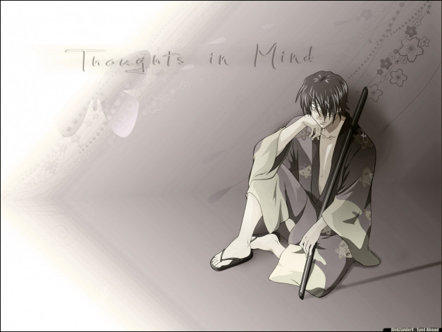 Обои картинки фото аниме, gintama, парень