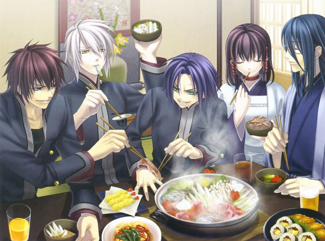 Обои картинки фото аниме, hiiro no kakera, парни