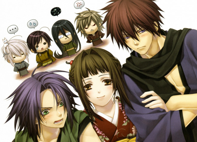 Обои картинки фото аниме, hiiro no kakera, парни