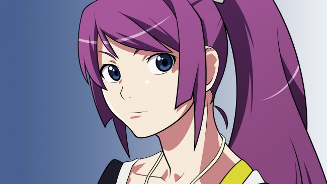 Обои картинки фото аниме, bakemonogatari, девушка