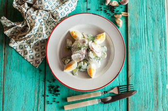 Картинка еда салаты +закуски яйцо зелень закуска салат