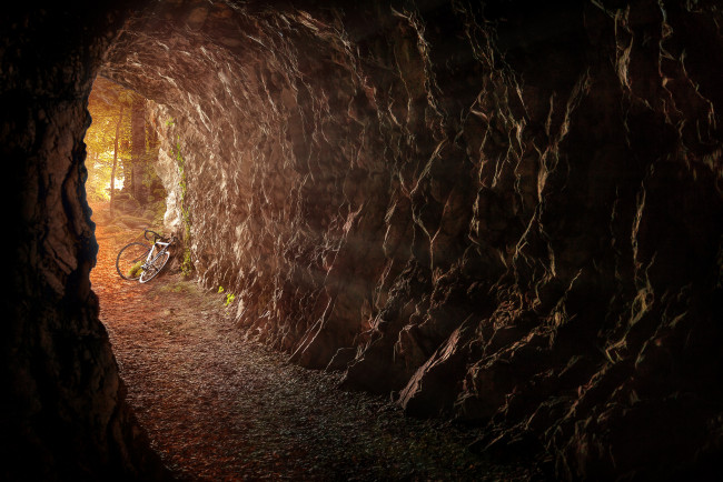 Обои картинки фото природа, горы, пещера