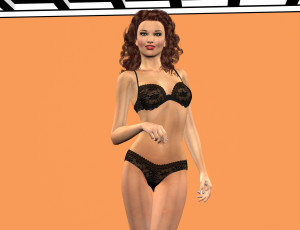 Картинка 3д+графика люди+ people фон взгляд девушка