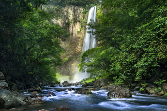 Картинка природа водопады простор