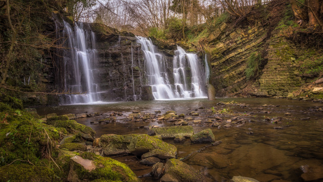 Обои картинки фото природа, водопады, простор