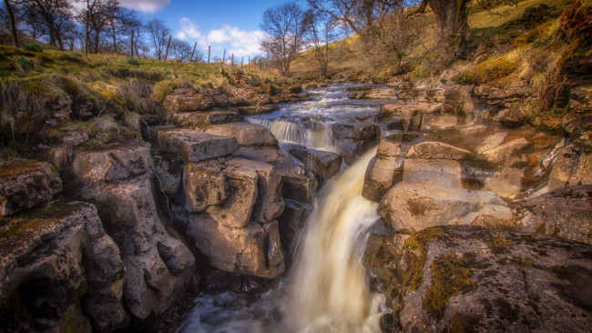 Обои картинки фото природа, водопады, простор