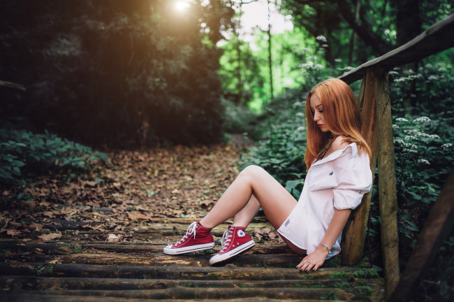 Обои картинки фото девушка, девушки, -unsort , рыжеволосые и другие, модель