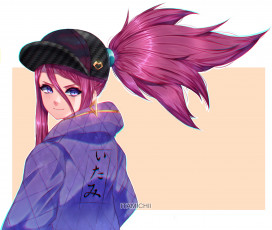 Картинка видео+игры league+of+legends девушка кепка куртка