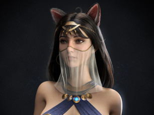 Картинка красотка 3д+графика существа+ creatures девушка красивая супер секси няша нежная классная модница лапочка мадам