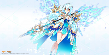 Картинка el+sword видео+игры ---другое девушка крылья копье