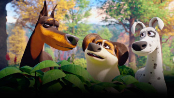 Картинка trouble+ 2019 мультфильмы trouble собаки персонажи королевские каникулы мультфильм канада сша каймановы острова