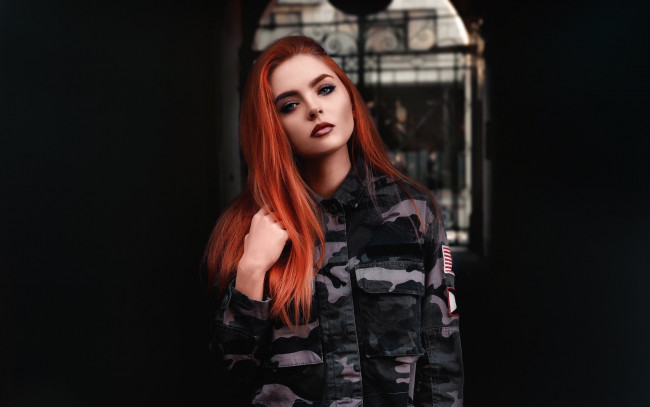 Обои картинки фото красотка, девушки, - рыжеволосые и разноцветные, девушка, красивая, супер, секси, няша, нежная, классная, модница, лапочка, мадам