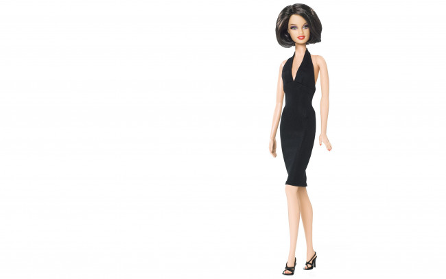 Обои картинки фото разное, игрушки, кукла, платье