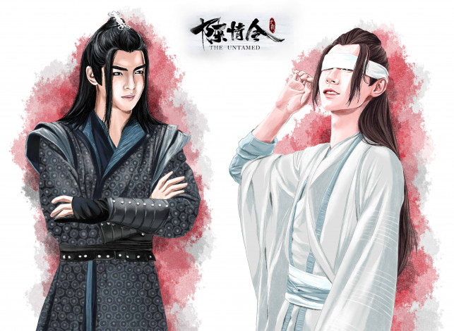 Обои картинки фото сюэ ян и сяо синчень, by kristishnl, рисованное, кино,  мультфильмы, the, untamed, неукротимый, повелитель, чэньцин, мосян, тунсю, mo, dao, zu, shi, магистр, дьявольского, культа