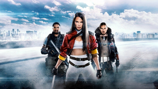 Обои картинки фото видео игры, rogue company, персонажи, облака, город