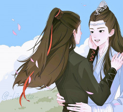 Картинка рисованное кино +мультфильмы вэй усянь лань ванцзи