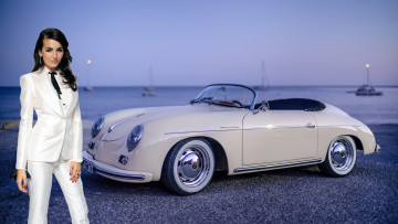 Картинка автомобили -авто+с+девушками camilla belle 356 porsche speedster
