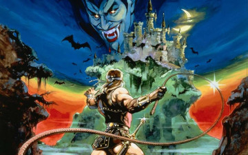 Картинка видео+игры castlevania вампир замок воин кнут