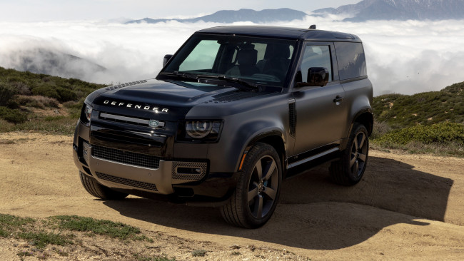 Обои картинки фото land rover defender 90 v8 carpathian edition 2022, автомобили, land-rover, land, rover, defender90, v8, carpathian, edition, внедорожник, черный, лэнд, ровер