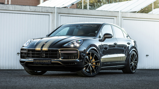 Обои картинки фото manhart porsche crt 800 2022, автомобили, porsche, manhart, crt800, черный, порше, тюнинг, кроссовер