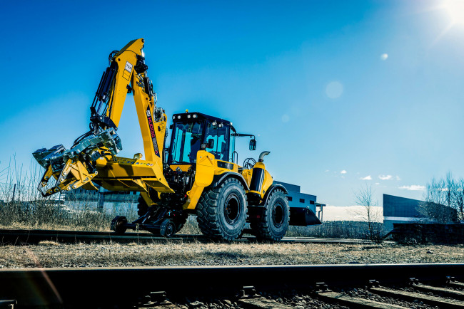 Обои картинки фото техника, фронтальные погрузчики, huddig