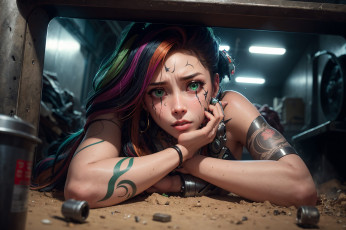 Картинка фэнтези девушки нейросети графика нейроарт ai art нейронные сети рисунки нейро искусство девушка киборг