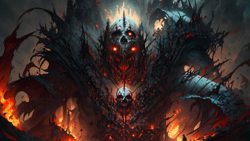 Картинка фэнтези нежить нейросети графика нейроарт ai art нейронные сети рисунки нейро искусство