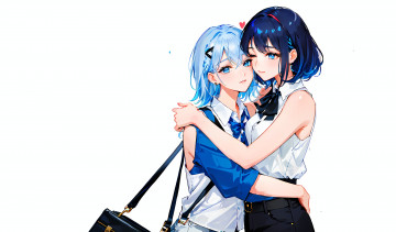 Картинка аниме день+святого+валентина нейросети графика нейроарт ai art нейронные сети рисунки нейро искусство девушка