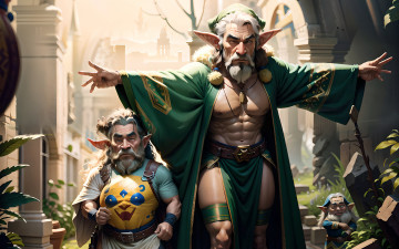 Картинка фэнтези эльфы нейросети графика нейроарт ai art нейронные сети рисунки нейро искусство