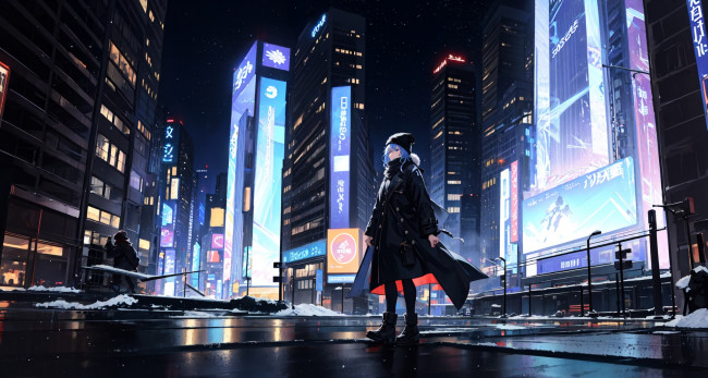 Обои картинки фото аниме, город,  улицы,  интерьер,  здания, нейросети, графика, нейроарт, ai, art, нейронные, сети, рисунки, нейро, искусство