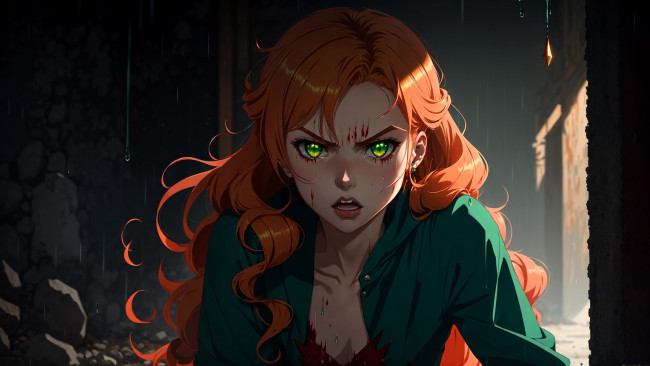 Обои картинки фото аниме, unknown,  другое , нейросети, графика, нейроарт, ai, art, нейронные, сети, рисунки, нейро, искусство, девушка